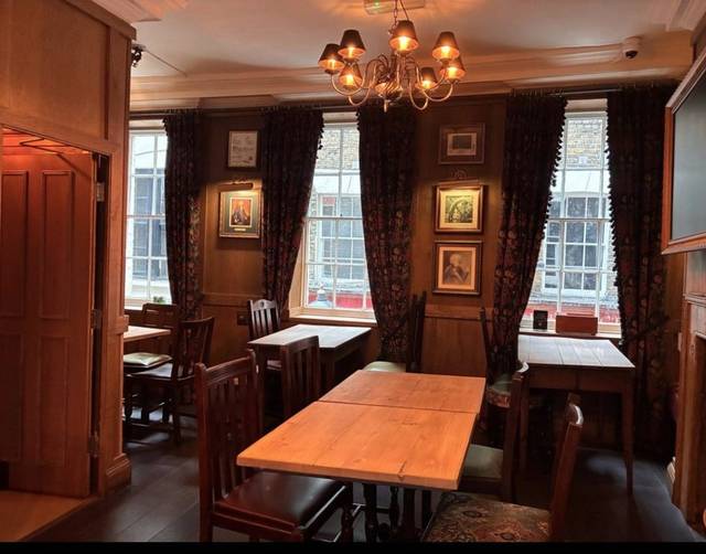 Pub dining room with new timber flooring and tables